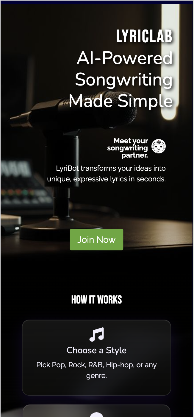 Landing Page